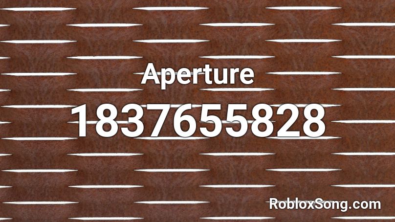 Aperture Roblox ID