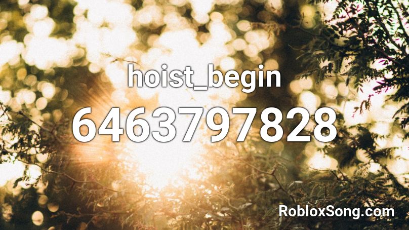 hoist_begin Roblox ID