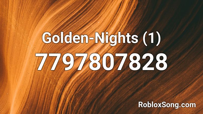 Golden-Nights (1) Roblox ID