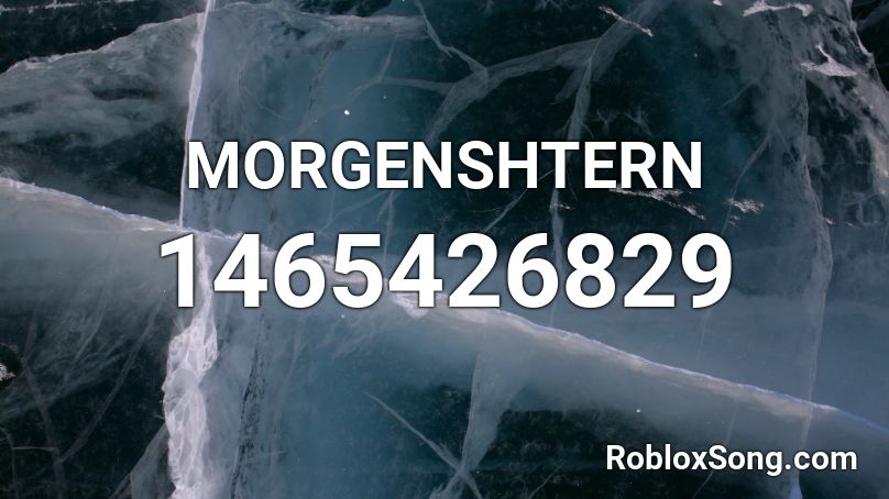 MORGENSHTERN Roblox ID