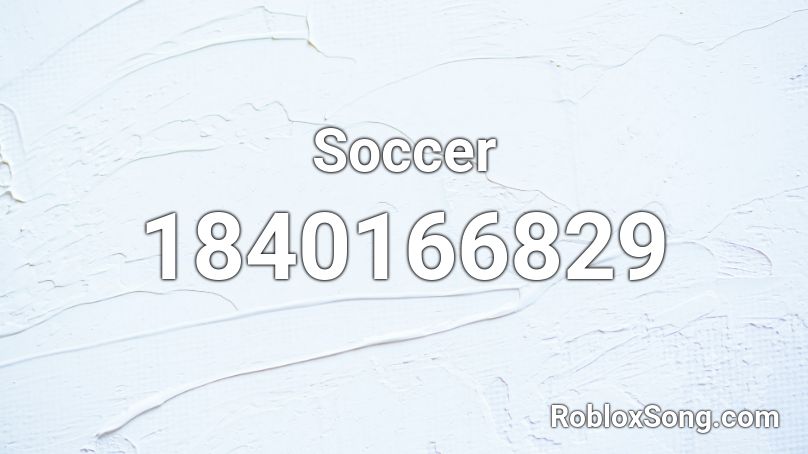 Soccer Roblox ID