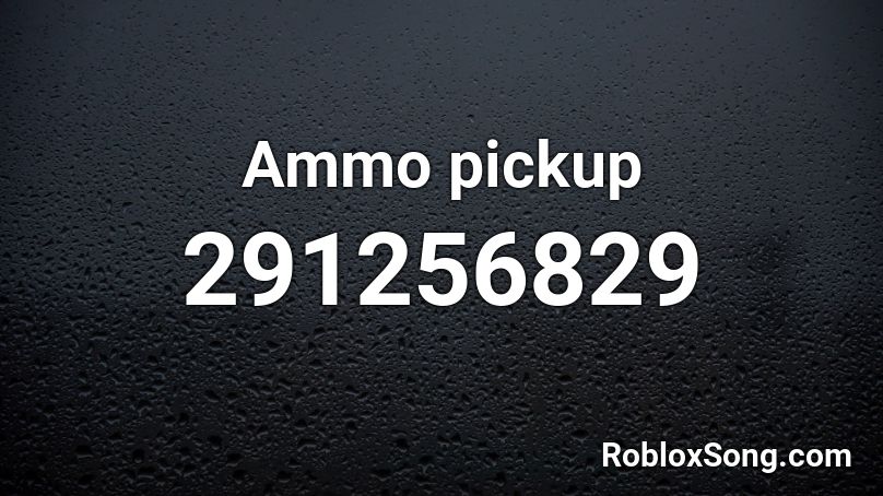 Ammo pickup Roblox ID
