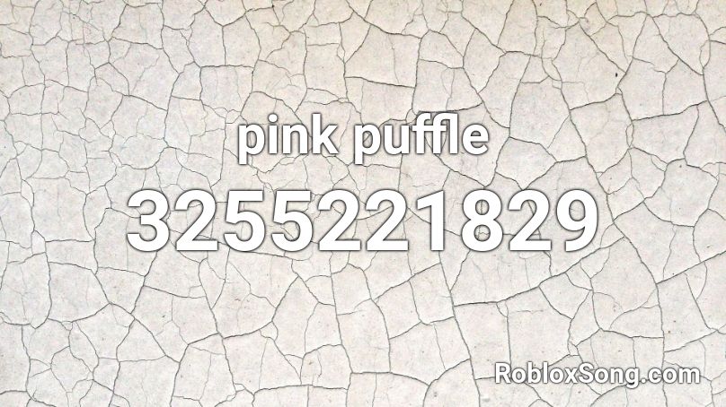 pink puffle  Roblox ID