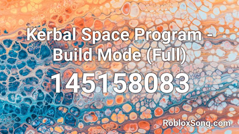 Kerbal Space Program - Build Mode (Full) Roblox ID