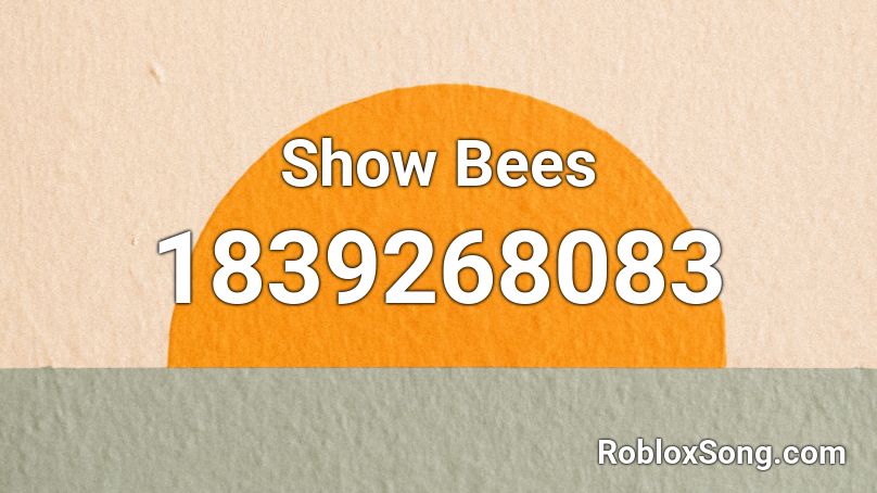 Show Bees Roblox ID