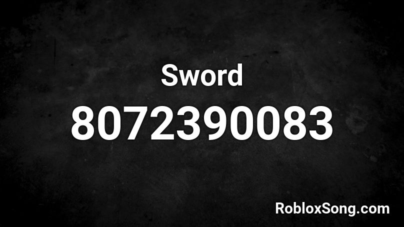 Sword Roblox ID