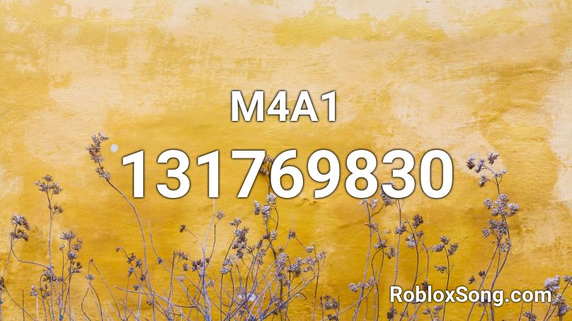 M4A1 Roblox ID