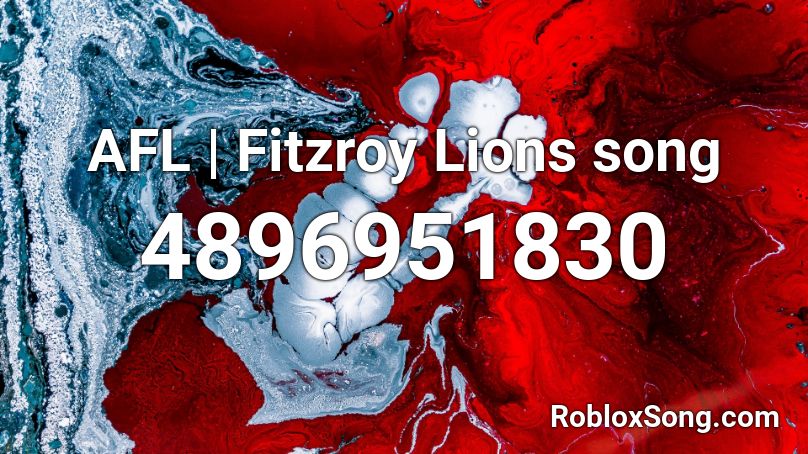 AFL | Fitzroy Lions song Roblox ID