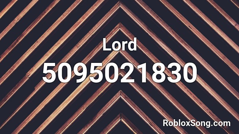 Lord Roblox ID