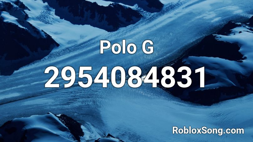 Polo G Roblox ID