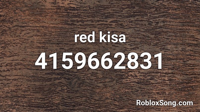 red kisa Roblox ID