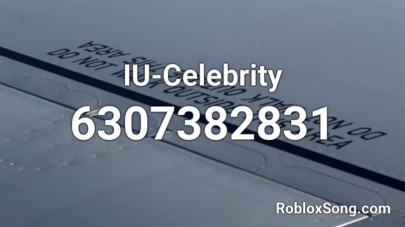 IU-Celebrity Roblox ID