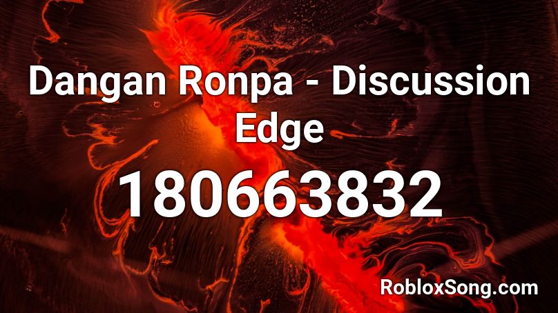 Dangan Ronpa - Discussion Edge Roblox ID