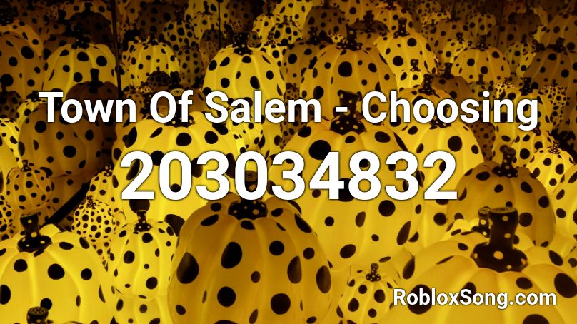 Town Of Salem - Choosing Roblox ID