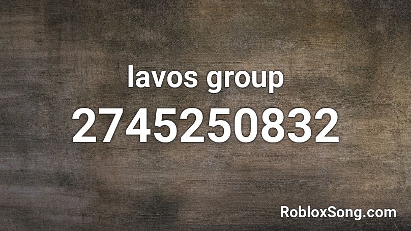 lavos group Roblox ID