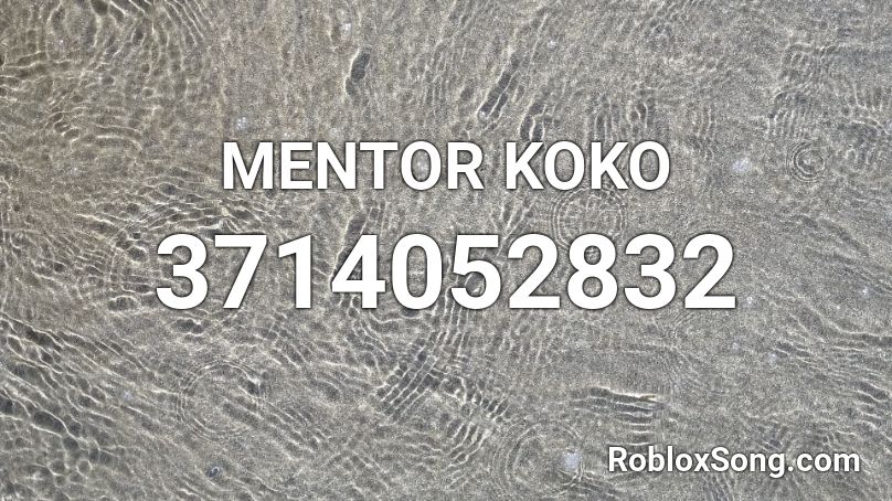 MENTOR KOKO Roblox ID