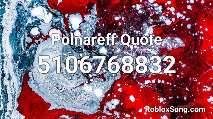 Polnareff Quote Roblox ID