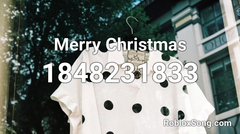 roblox christmas music id