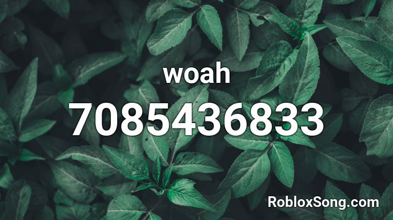 woah Roblox ID - Roblox music codes