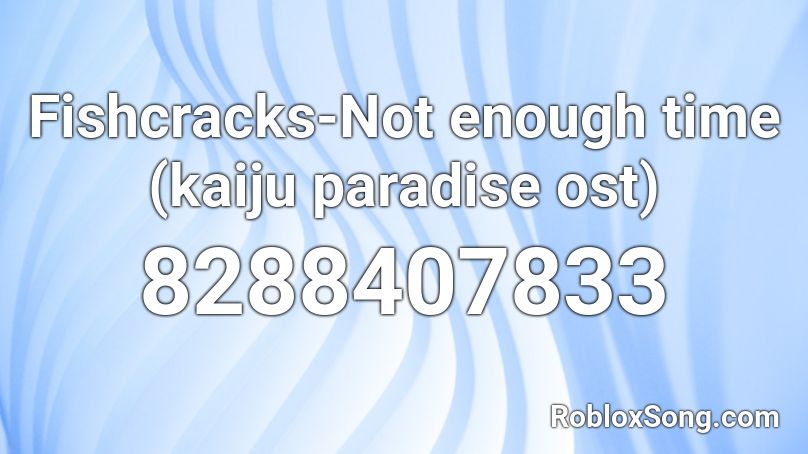 Fishcracks - Transit (Kaiju Paradise OST) Roblox ID - Roblox music codes