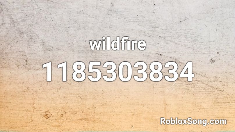 wildfire Roblox ID