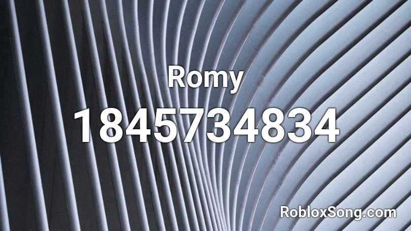 Romy Roblox ID