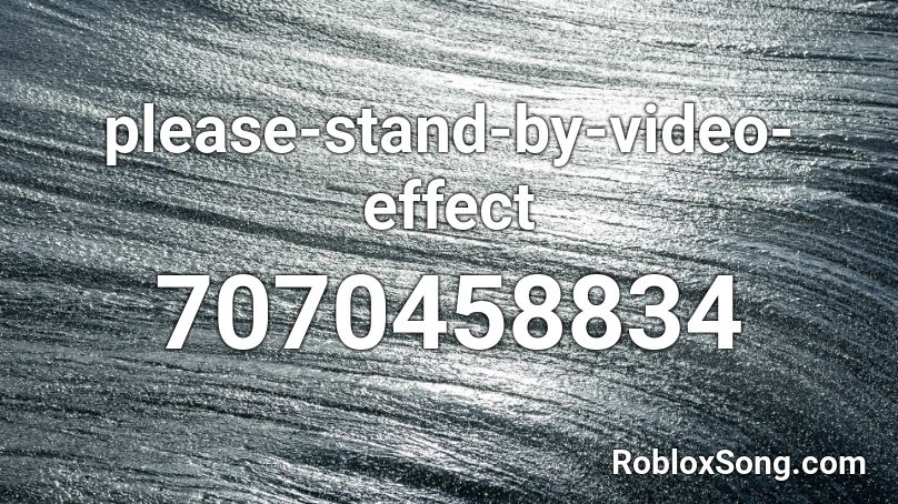 please-stand-by-video-effect Roblox ID