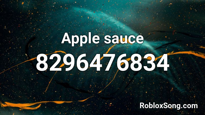 Apple sauce Roblox ID