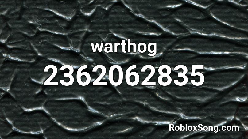 warthog Roblox ID