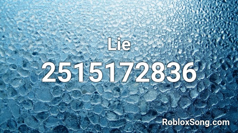 Lie Roblox ID