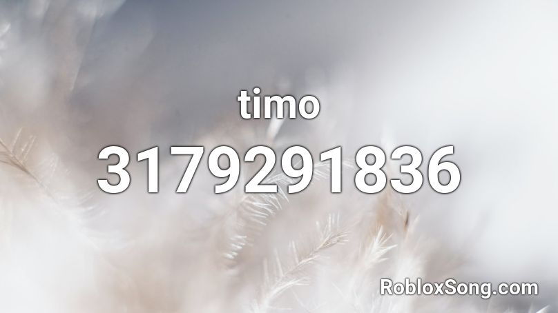 timo Roblox ID