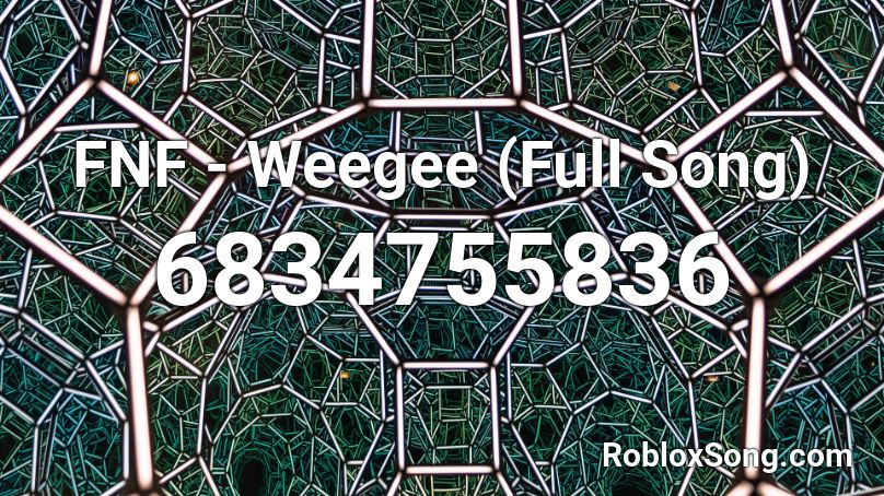 Fnf Weegee Full Song Roblox Id Roblox Music Codes - wegle wegle song roblox song code