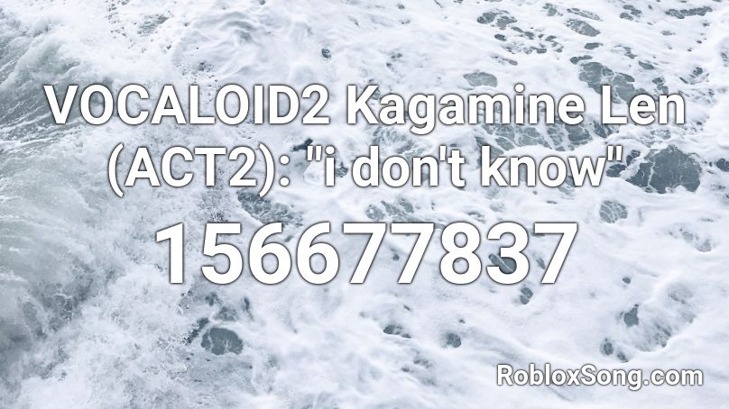 VOCALOID2 Kagamine Len (ACT2): 