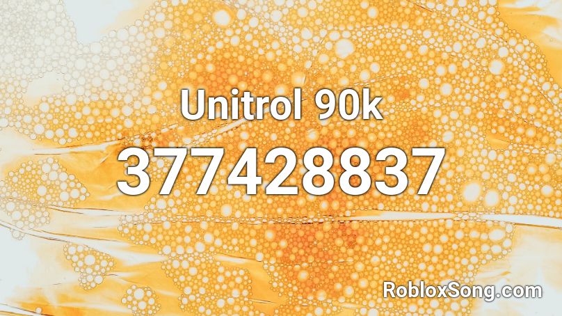 Unitrol 90k Roblox ID