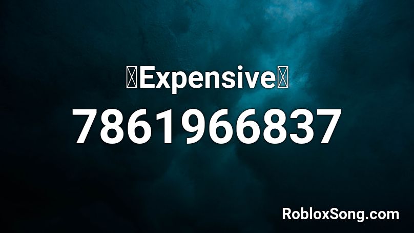 Expensive - Saweetie Roblox ID