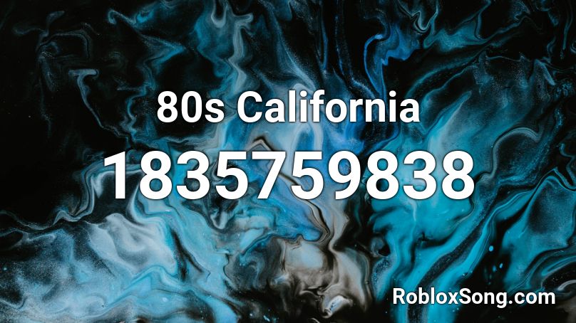 80s California Roblox ID
