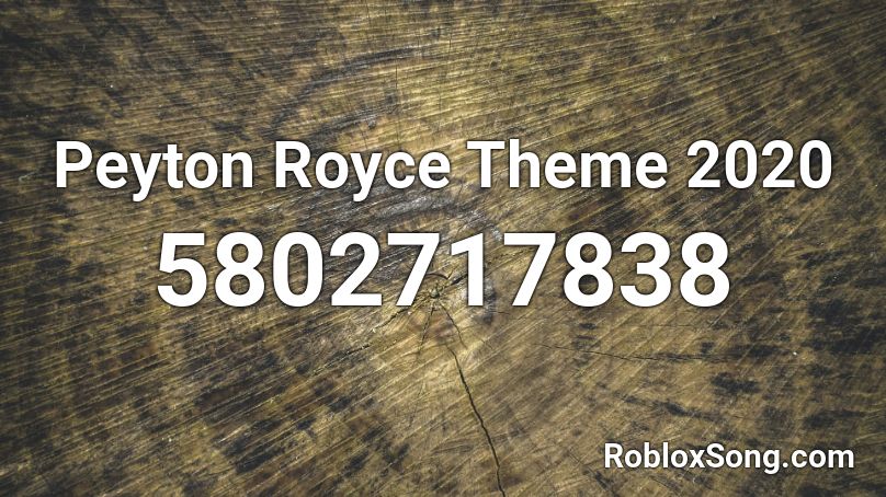 Honey - Peyton Royce Roblox ID