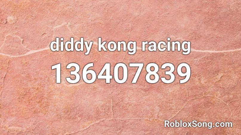 diddy kong racing Roblox ID