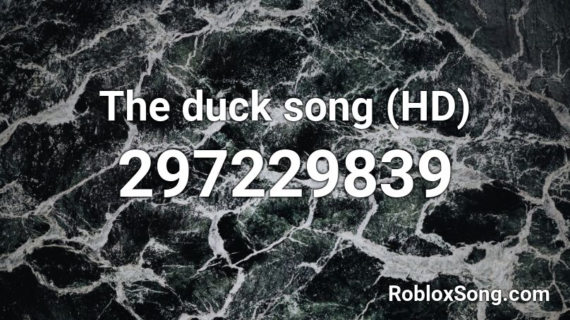 Duck Song Roblox Id