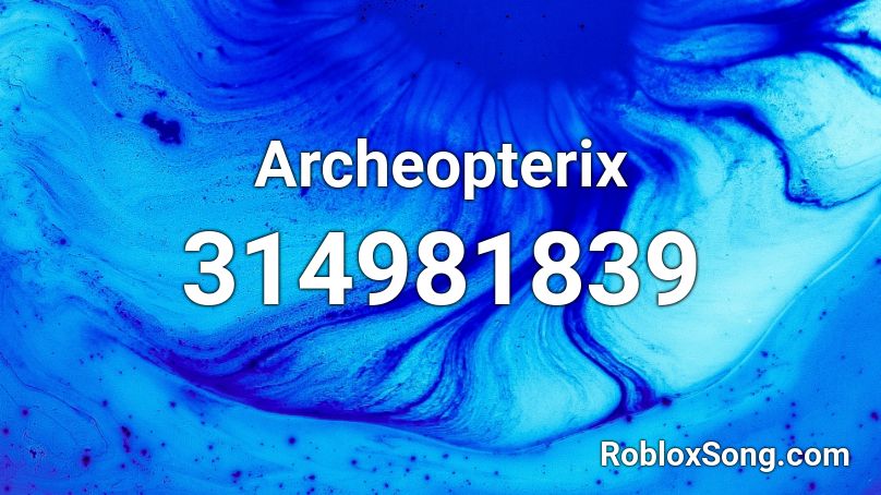 Archeopterix Roblox ID