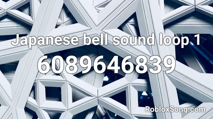 Japanese bell sound loop 1 Roblox ID