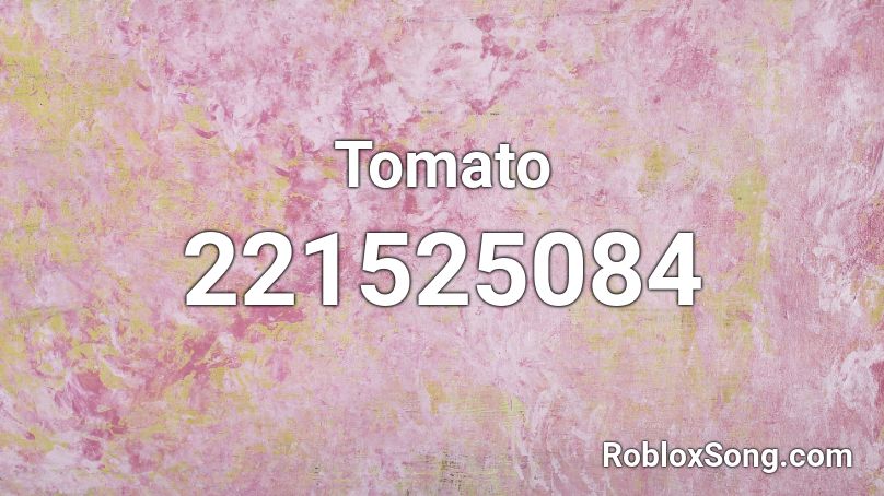 Tomato Roblox ID