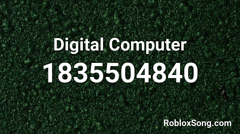 Digital Computer Roblox ID