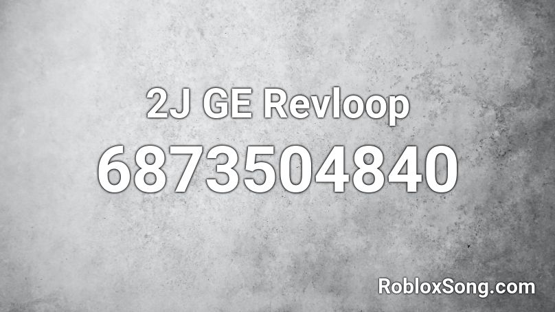 2J GE Revloop Roblox ID