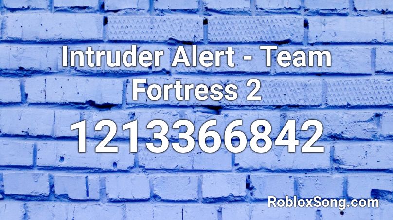 Intruder Alert - Team Fortress 2 Roblox ID