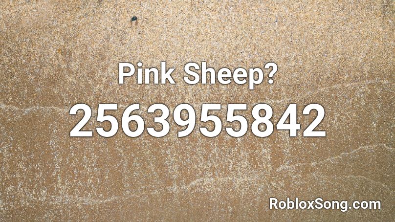 Pink Sheep? Roblox ID