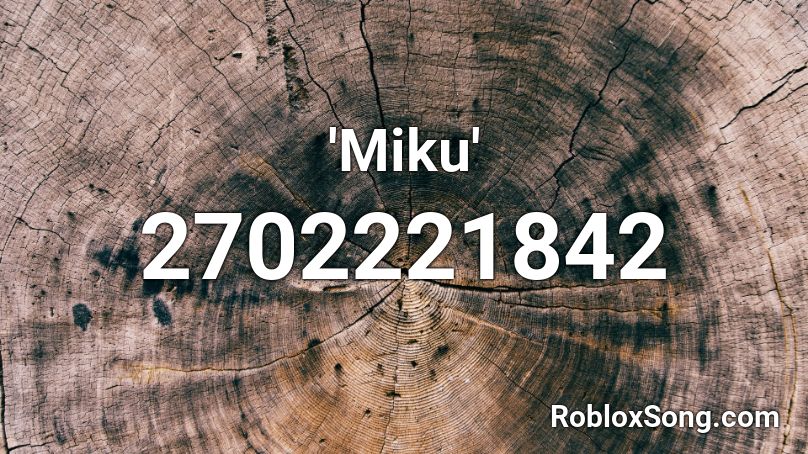 'Miku' Roblox ID