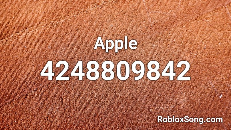 Apple Roblox ID