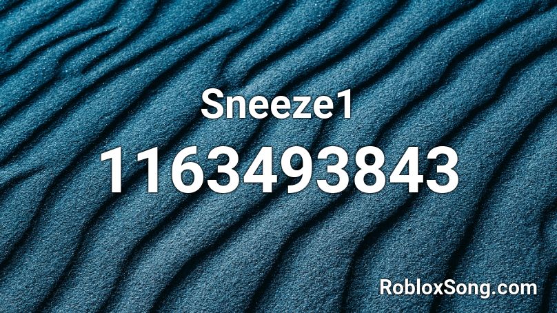 Sneeze1 Roblox ID