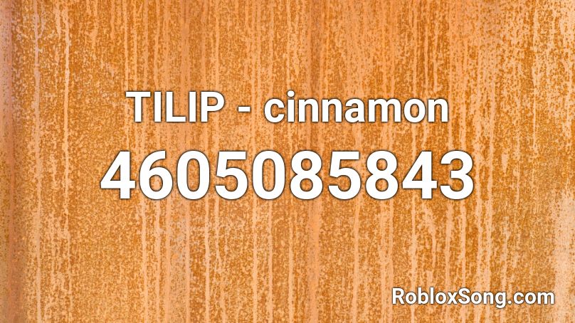 TILIP - cinnamon Roblox ID